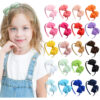Wholesale Polyester Rib Kids Bow Headband