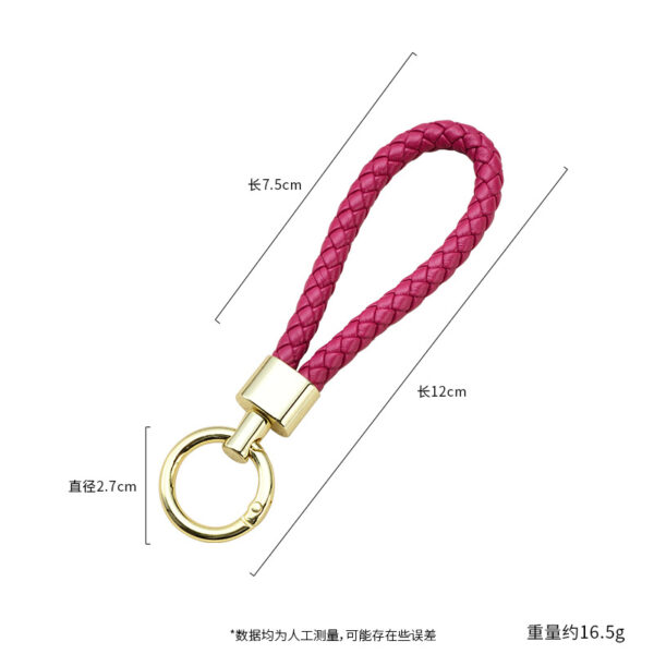O1CN01Mdwc6h1KXHc1x0vGY_2927261173-0-cib Wholesale PU Leather Woven Lanyard Keychain