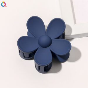 Frosted large flower hairpin-sapphire blue / Factory direct sales