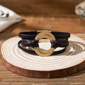 25120502-coffee color / Leather