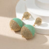 Wholesale Spherical Color Matching Fashionable Versatile Ladies Earrings