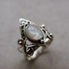 Wholesale Vintage Moonstone Alloy Rings