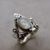 Wholesale Vintage Moonstone Alloy Rings