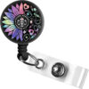 Wholesale ABS Rainbow Retractable Easy Pull Keychain
