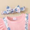 Wholesale Easter Print One Piece Polyester Baby Clothes