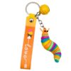 Wholesale Caterpillar PVC Keychains