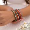 Wholesale Stacked Colorful Beads Rice Beads Set Bracelet