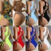 Wholesale Back Hollow Straps Polyester Swimwear