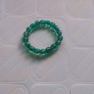 10MM peacock green glass bracelet 18 PCs/piece