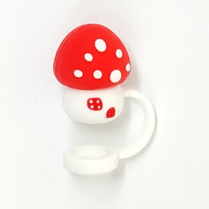Mushroom [straw hat] red / Bag does not include straw