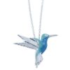 Wholesale Blue Bird Alloy Necklaces