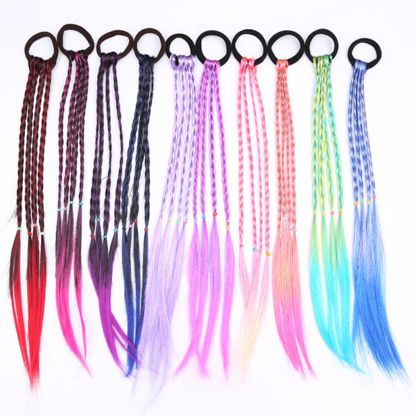 Wholesale Wigs Braids Fabric Hair Scrunchies