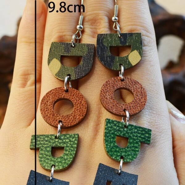 Wholesale DOPE Wooden Earrings