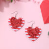 O1CN01MtTgBS1ftMQCm85eA_3172764064-0-cib Wholesale Valentine's Day Love Shaped Red and White Striped Sequins Glitter Leather Earrings