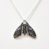 Wholesale Alloy Diablo Moth Pendant Necklace