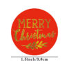 Wholesale Coated Paper Self-adhesive Christmas Stickers