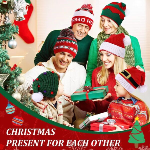 O1CN01MwAcSm27iC2VkIcJv_2215374797830-0-cib Wholesale Christmas Knitted Hats