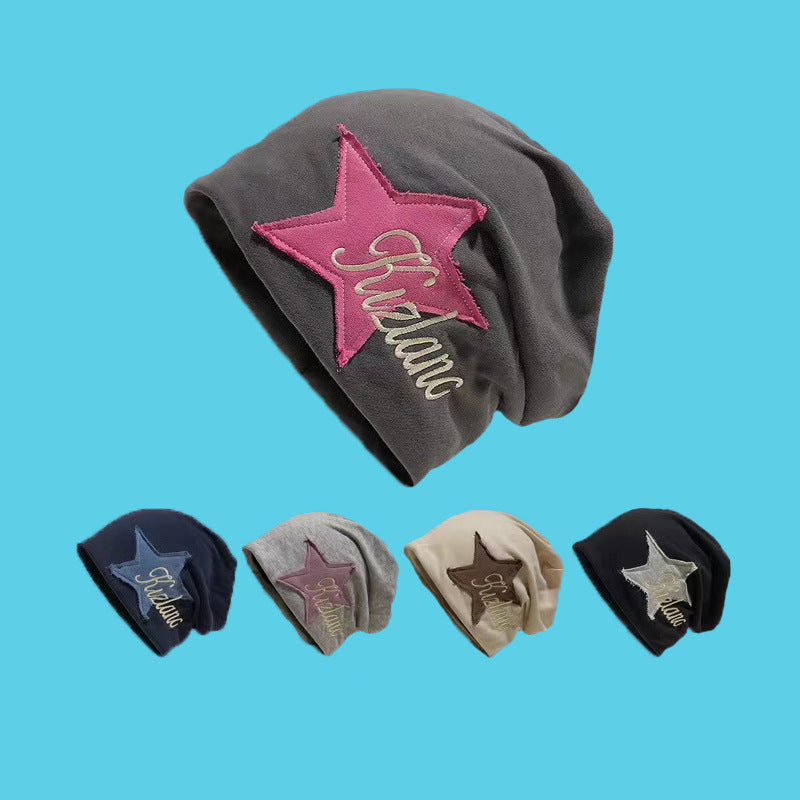 Wholesale Cotton lyester Autumn Winter Hip Hop Stars Embroidered Baotou Cap