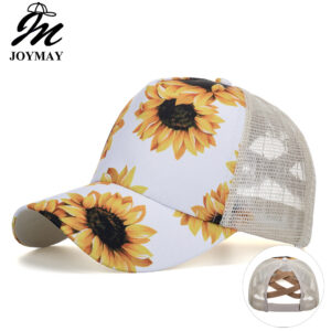 Wholesale Cross-border AliExpress Amazon ebay new sunflower ponytail hole baseball cap Women's sun hat B981