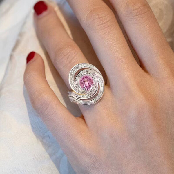 O1CN01MyjyQx2DACINhTMWM__2206770898568-0-cib Wholesale Zirconia Rotation Rhodium Plated Copper Rings