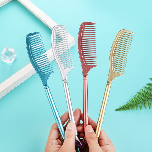 Wholesale Diamond Comb Plastic Ballpoint Pen
