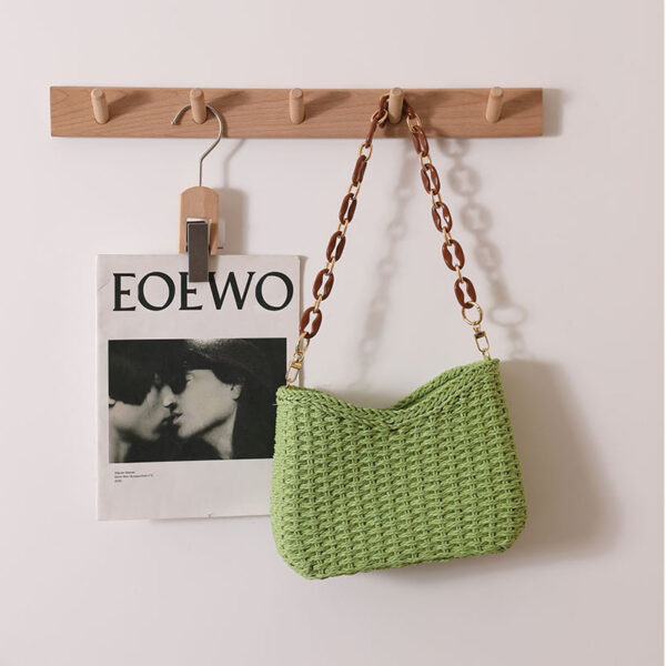 O1CN01N09kuZ1bcB7Ls84OB_1089503485-0-cib Wholesale Single Shoulder Small Fresh Grass Woven Bags