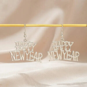 Wholesale Happy New Year Earrings