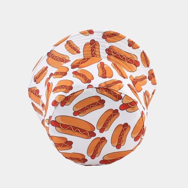 O1CN01N1qj121XIFLxz8Byc_2209326832900-0-cib Wholesale Polyester Hot Dog Pattern Embroidery Bucket Hat
