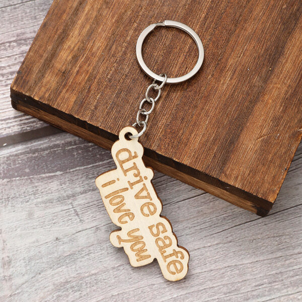 Wholesale Letter Wooden Keychains