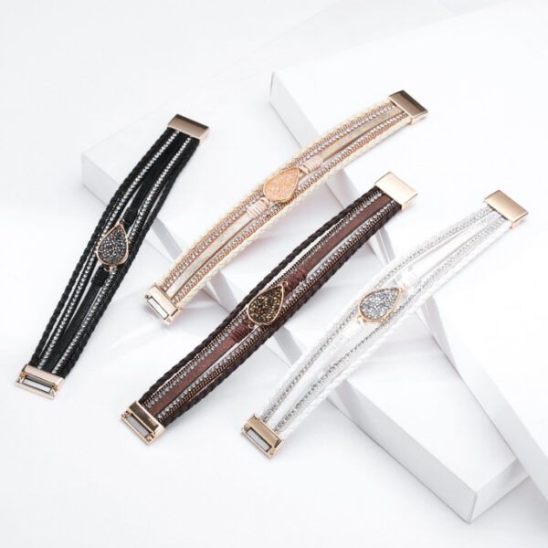 O1CN01N5fpIE2JGxiNDPGx1_1871609395-0-cib Wholesale Bohemian Diamond Leather Bracelet