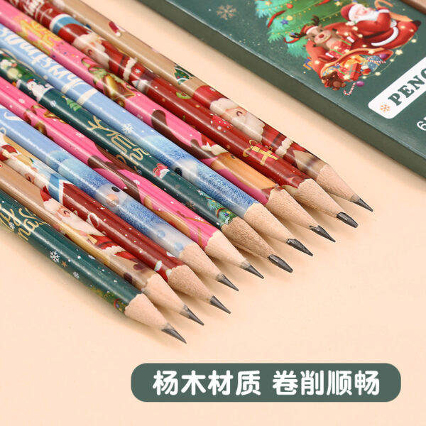 Wholesale Christmas Cartoon Cute Wooden Pencils