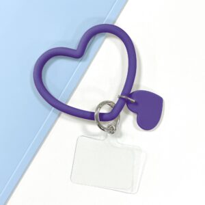 Heart-shaped-dark purple