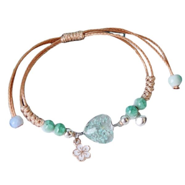 O1CN01N919op1Bs2oL3P6FR_0-0-cib Wholesale Dried Flowers Love Heart Shaped Bracelet