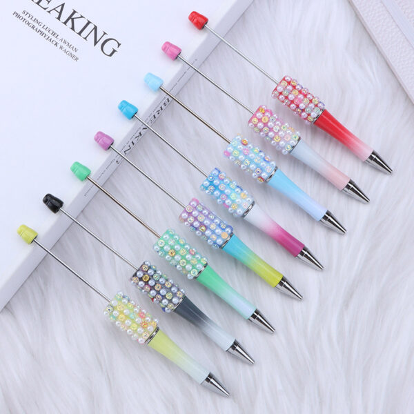 Wholesale Di Colorful Pearl Dopamine Plastic Gradient Color Rotary Ballpoint Pen