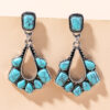 O1CN01N9nVKB1g7YhChcfGm_3975744095-0-cib Wholesale Antique Silver Turquoise Alloy Earrings