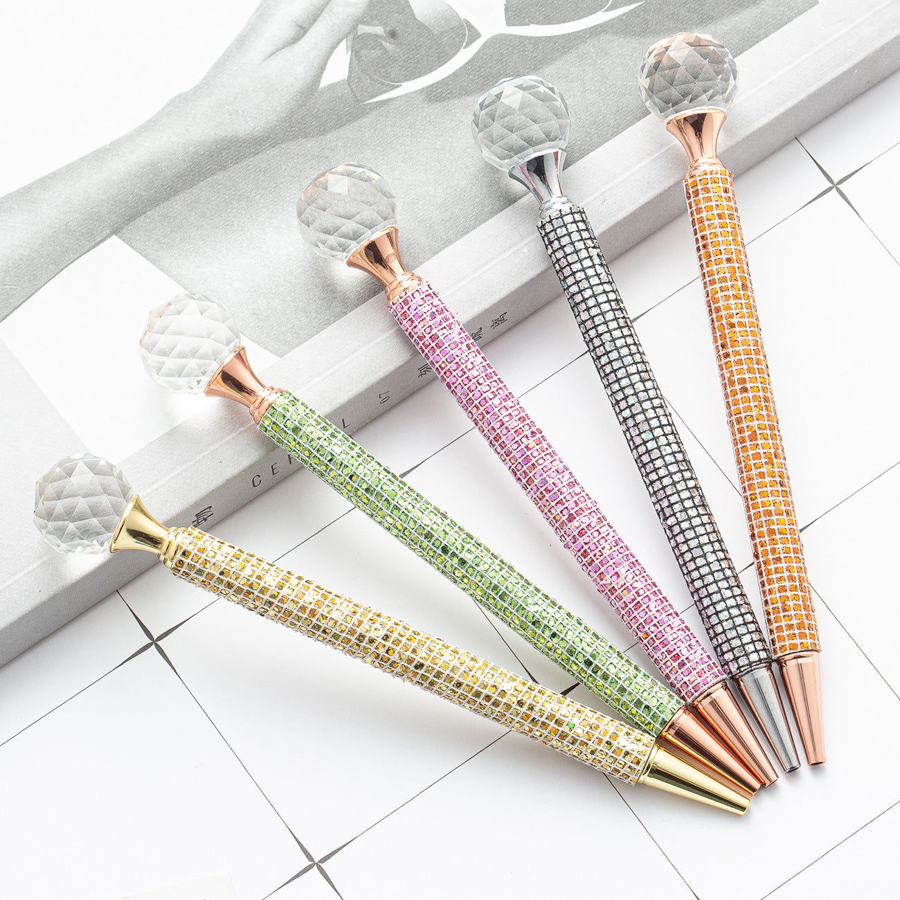 Wholesale Metal Diamond Ballint Pens