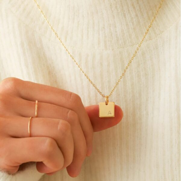 Wholesale English Alphabet Stainless Steel Necklaces