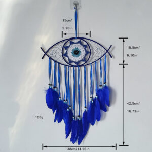Ms9148g royal blue devil eye dream catcher / φ36*38