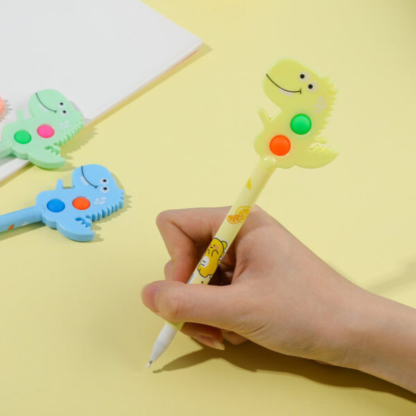 Wholesale Plastic Dinosaur Stress Relief Gel Pen