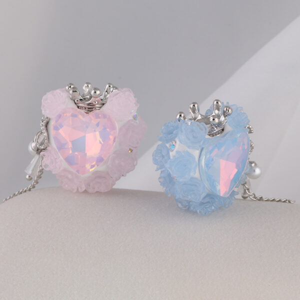 O1CN01NBSGHT1DdxxETHfki_2491030240-0-cib Wholesale Color Changing Love Zircon Crown Soft Ceramic Diamond Ball with Straight Hole Beads