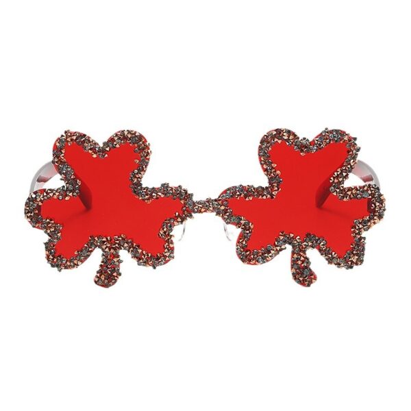 O1CN01NBdQTQ1Bs2y5S1Bvb_0-0-cib Wholesale Diamond Clover One-Piece Frameless Colorful Candy Colored Glasses