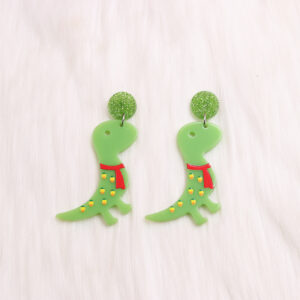 Red Scarf Green Dinosaur