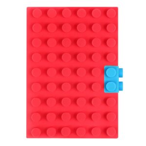 A6 (button color random hair) / A6 Dot Notebook (Red 002#)