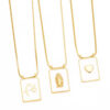 O1CN01ND8iOj2JAYLGAU4Yt__2926419381-0-cib Wholesale Square Card Square Virgin Cross Clavicle Chain 18K Gold Plated