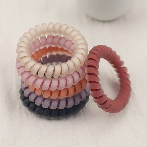 O1CN01NDp9Vx2Ip1jYi82VL_2606149334-0-cib Wholesale Morandi Semi Transparent Matte TPU Hair Scrunchies