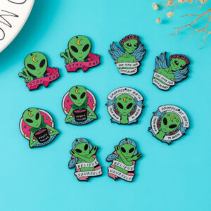 Wholesale 10pc Creative DIY Cute Funny Alien Alien Angel Accessories FlatBack