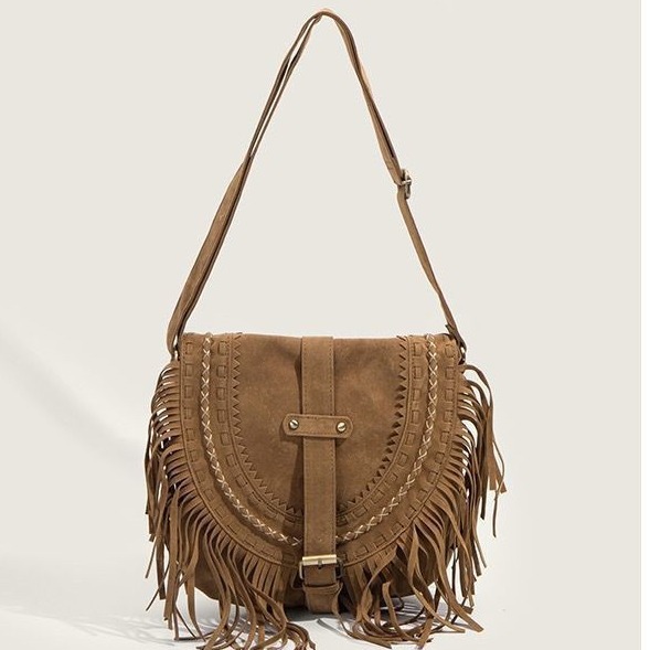 O1CN01NF0fuR1tqWkms024X_2218329755953-0-cib Wholesale Western-inspired Suede Tassel Shoulder Bag