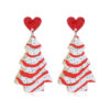 Wholesale Light Luxury, High-end Christmas Design, Niche Fashion Earrings