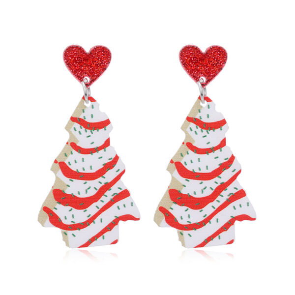 Wholesale Light Luxury, High-end Christmas Design, Niche Fashion Earrings