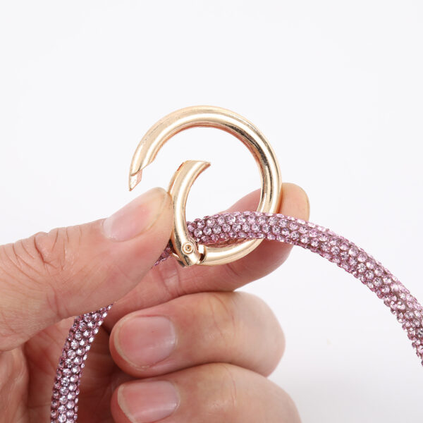 Wholesale Color Rhinestone Wrist Keychain